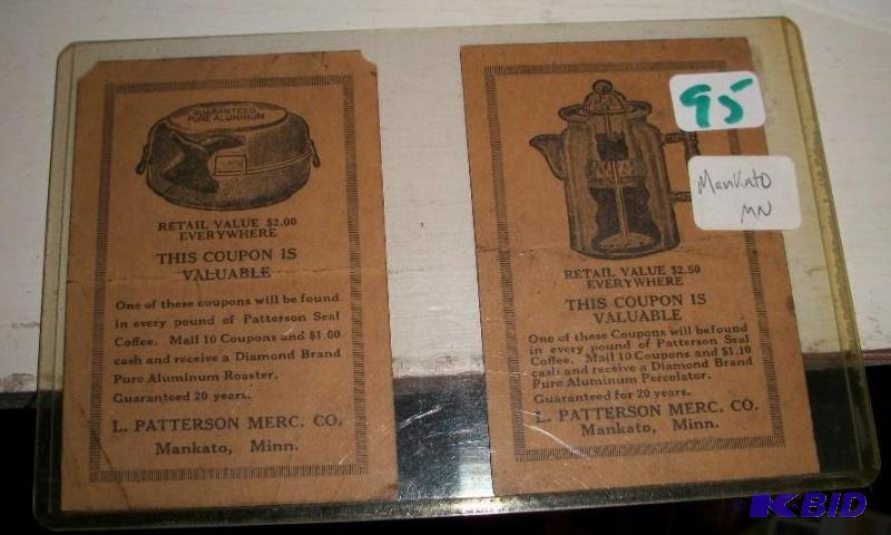 2 Mankato advertising cards