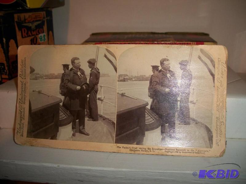 Stereograph of President Roosevelt