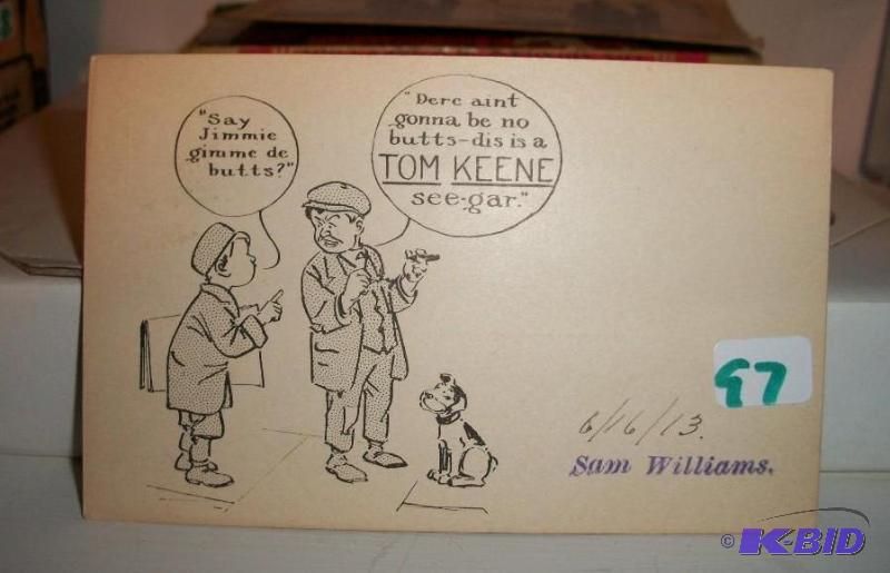 1913 tobacco postcard