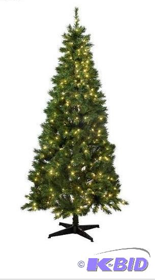 lot 44 image: Alcove 7.5 Tree Clear Lights.  Brand new in Box.  Tested all lights work.  Sealed back in box Ready