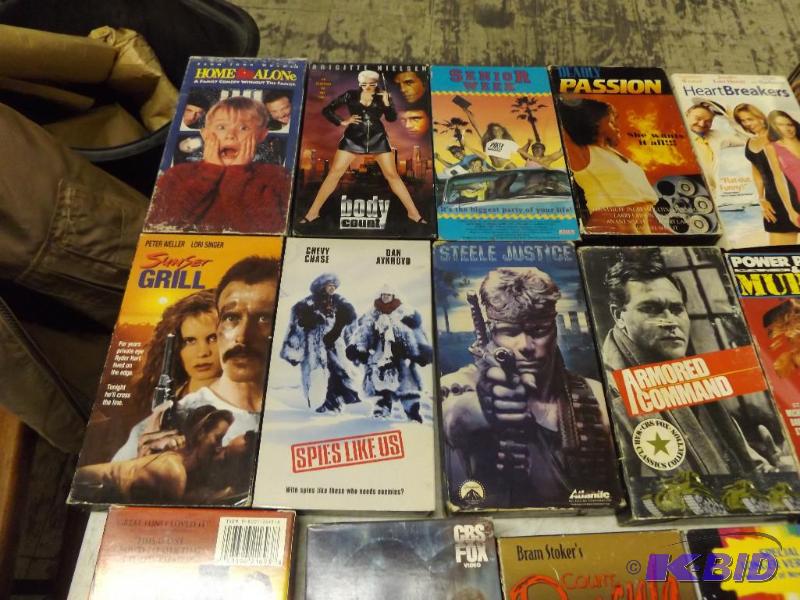 lot 16 image: Large lot of VCR TapesMovies...