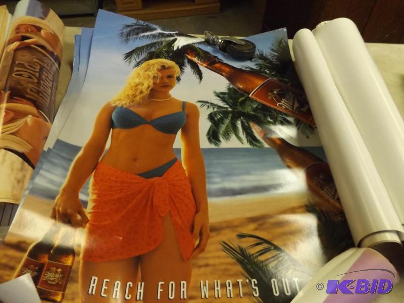 lot 3 image: 20 Beer Advertising Posters...