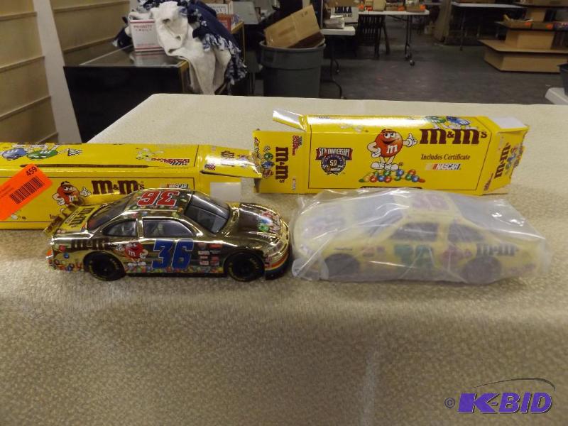 lot 459 image: 2 M&ampMs Race Cars #36...