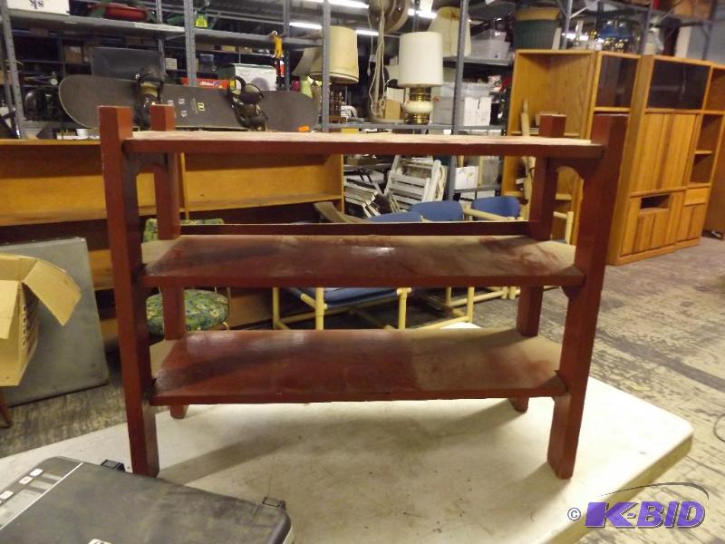 lot 582 image: Book shelf, printer and other misc...