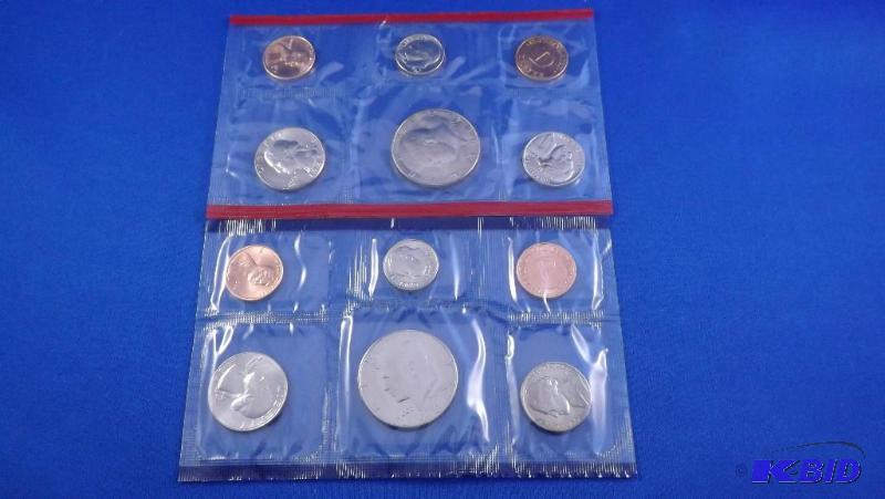 1984 Uncirculated Mint Coin Set...