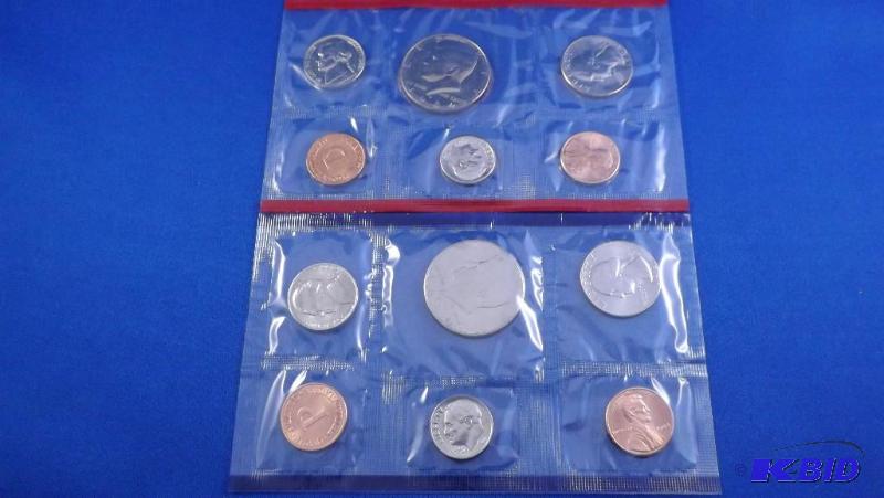 1984 Uncirculated Mint Coin Set...