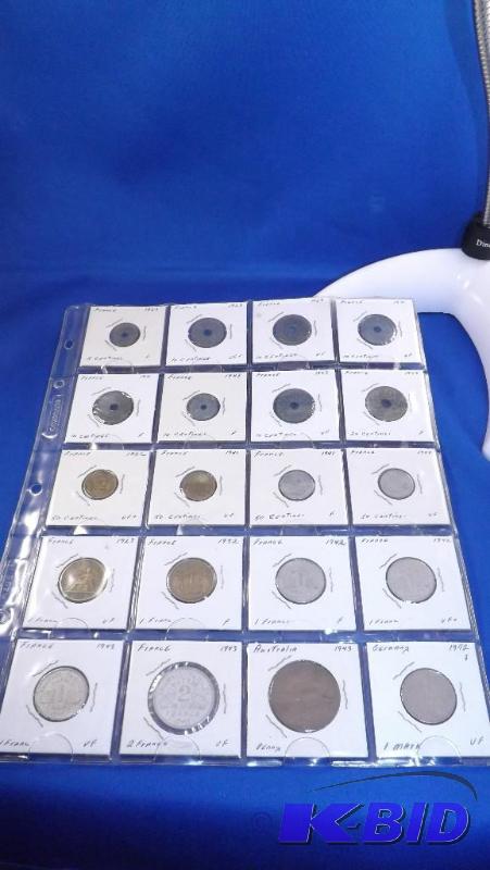 20 Coins in this Foreign coin lot. (See pictu...