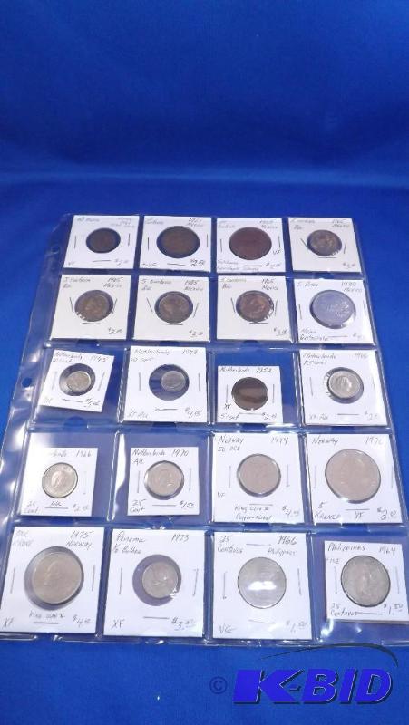 20 Coins in this Foreign coin lot.&nbsp(See ...