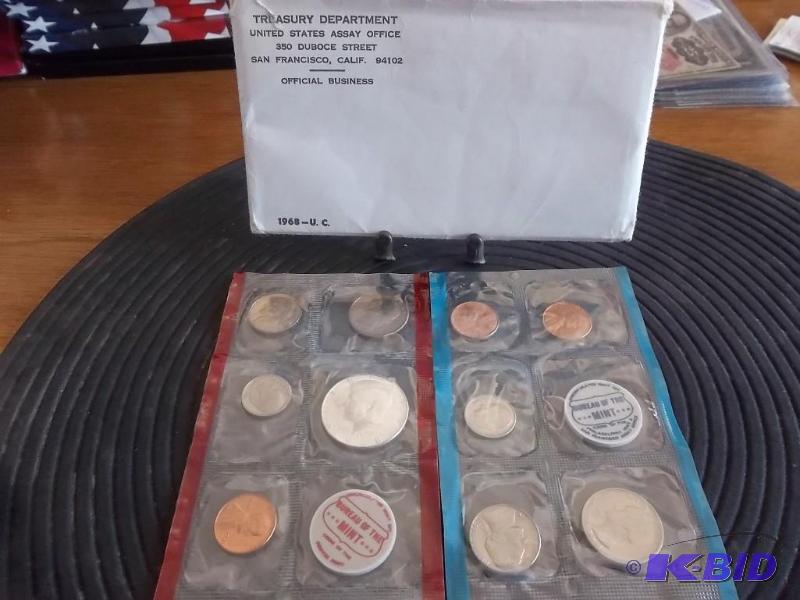 1968 US Unc. Coin Set (40% Silver) P&ampD...
