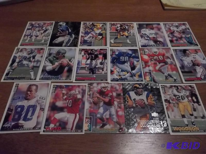 17- 1995 Upper Deck Football Cards...