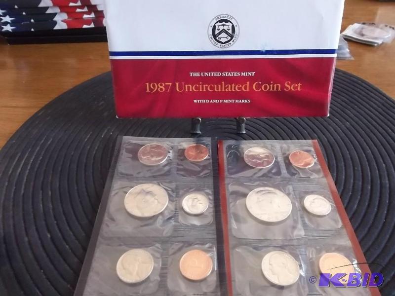 1987 US Mint Unc. Coin Set P&ampD...