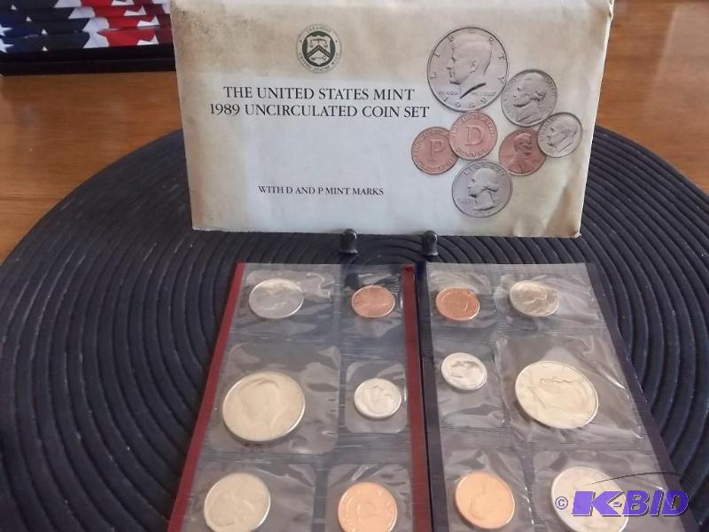 1989 US Mint Unc. Coin Set P&ampD...