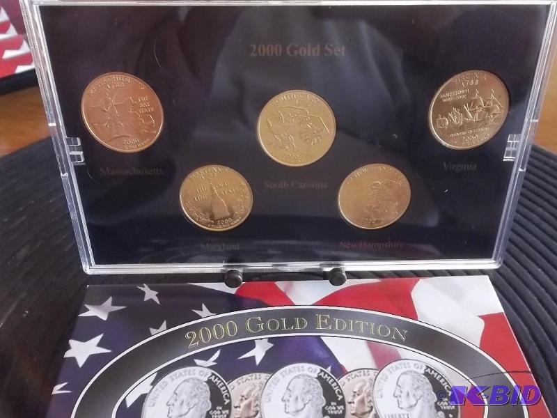 2000 State Quarter Set Gold Edition...