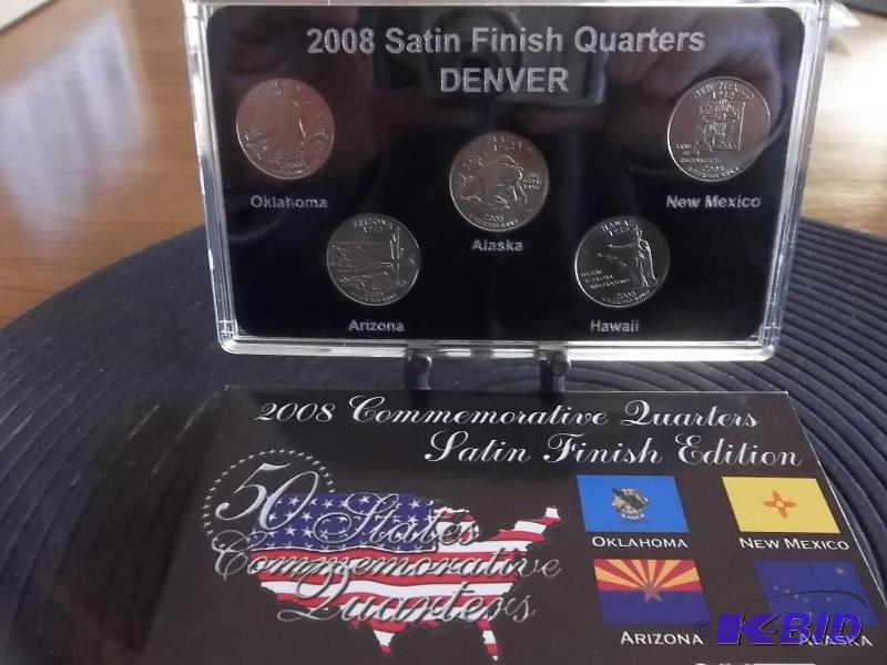 2008 State Quarters Coin Set Satin Finish Edi...