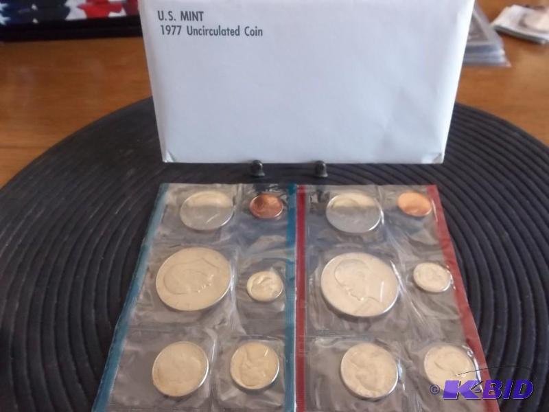 1977 US Mint Unc. Coin Set P&ampD...