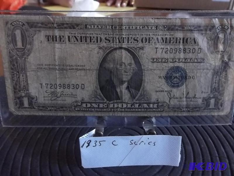 US $1 Silver Certificate 1935 C Series...