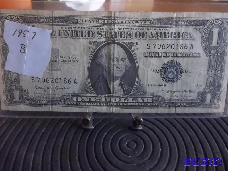 US $1 Silver Certificate 1957 B Series...