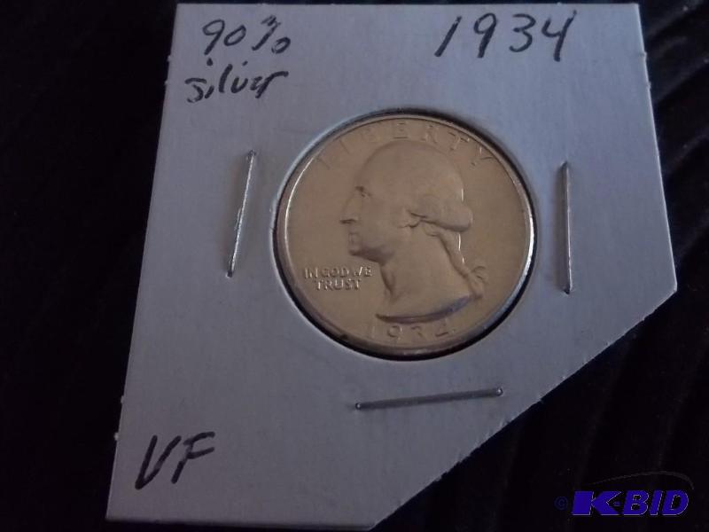 1934 Washington Quarter&nbspVF-XF...