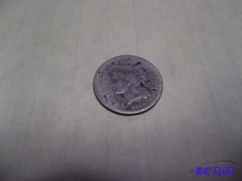 1866 3 Cent Piece...