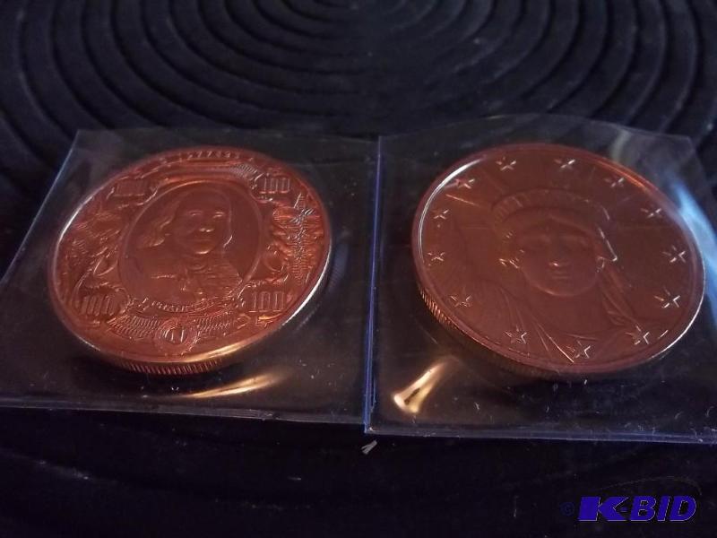2-1&nbspOz. Copper Round Commemoratives .999...