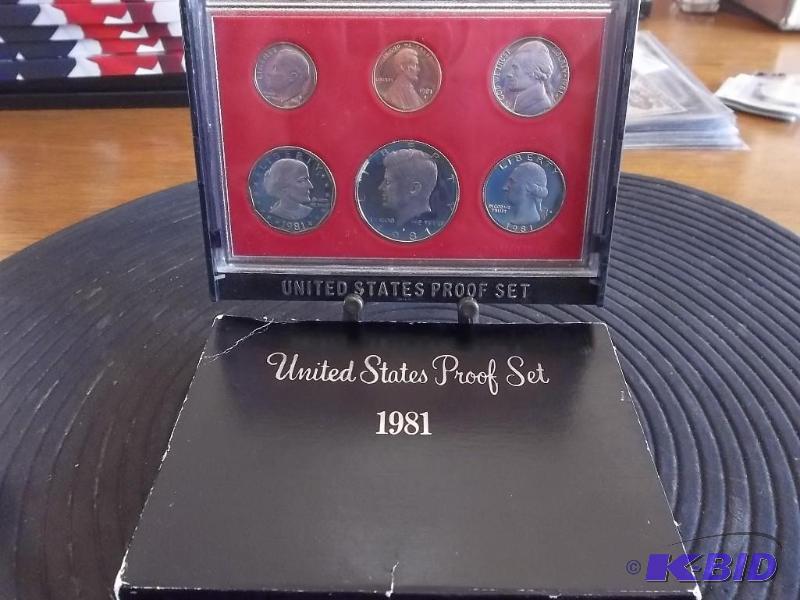 1981 US Mint Proof Set...