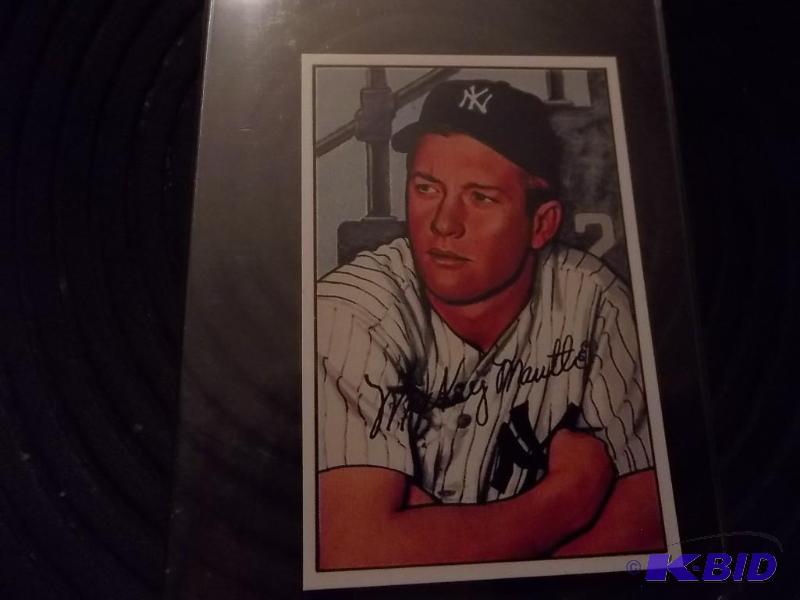 1952 Bowman&nbspMickey Mantle Remake...