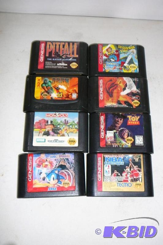 Lot of 8 Genesis Games...