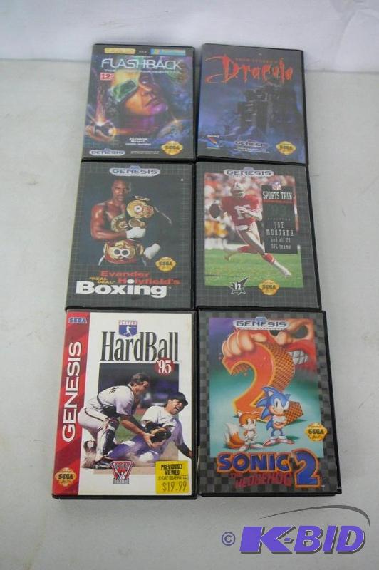 Lot of 6 Genesis Games...