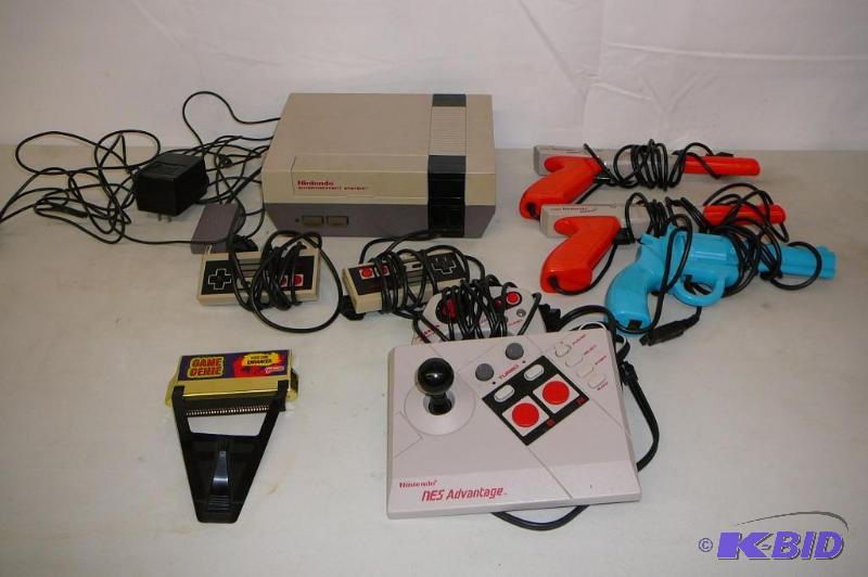 Nintendo entertainment system and controlles ...