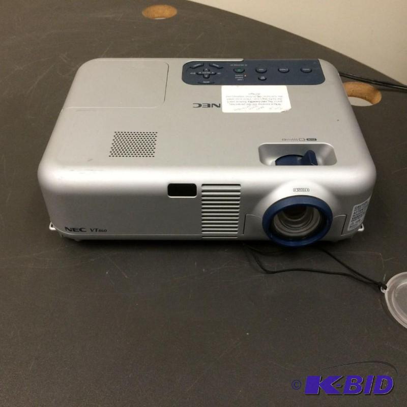 lot 17 image: NEC LCD Home Theater Projector Model VT460 ...