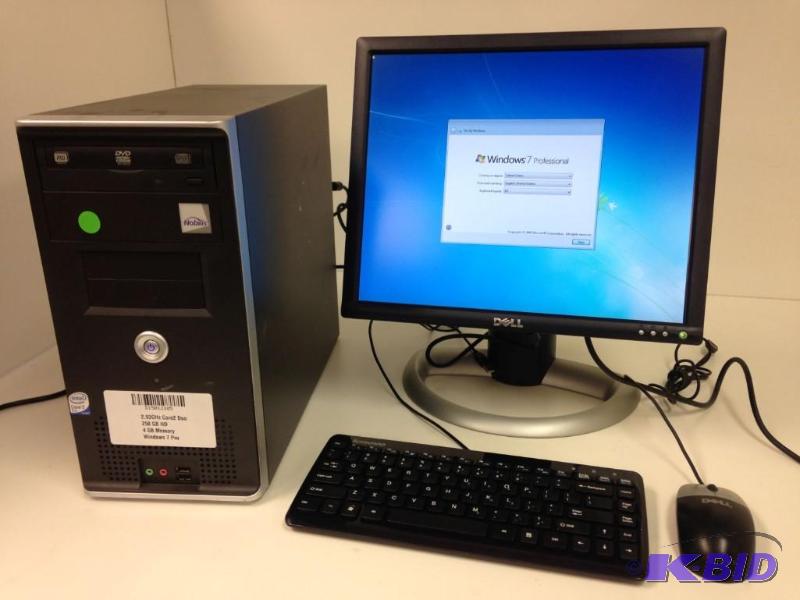 lot 7 image: Nobilis E7500 Personal Desktop Computer Runs...