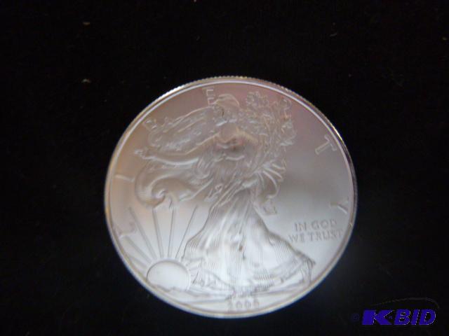 2008 Walking Liberty Eagle Silver Dollar 1 oz...