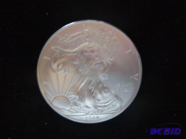 2008 Walking Liberty Eagle Silver Dollar 1 oz...