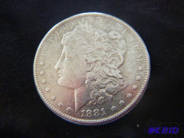 1881 S Morgan Silver Dollar...
