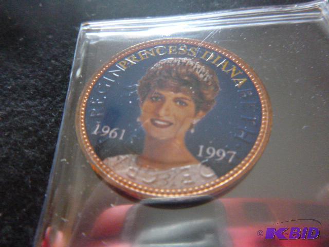 Princess Diana Colorized British Penny...