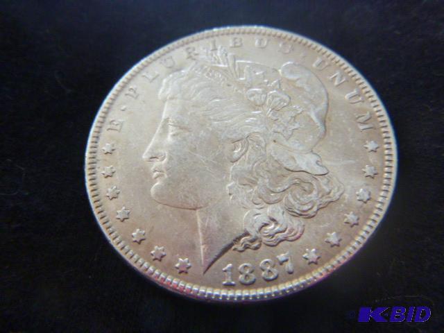 1887&nbspMorgan Silver Dollar...