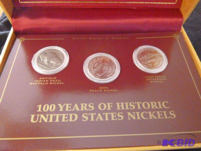 100 Years of Historic United States Nickels U...