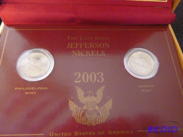 2003 The Last Issue Jefferson Nickels United ...