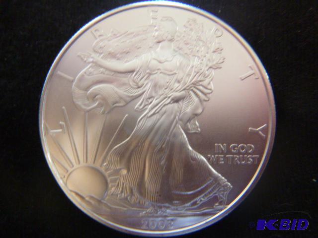 2008 Walking Liberty Eagle Silver Dollar 1 oz...