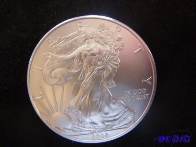 2008 Walking Liberty Eagle Silver Dollar 1 oz...