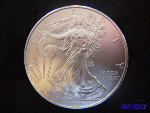 2008 Walking Liberty Eagle Silver Dollar 1 oz...