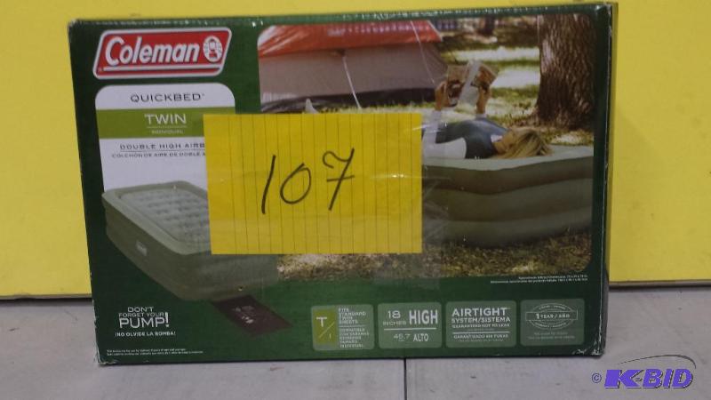 lot 107 image: Coleman Quickbed Queen