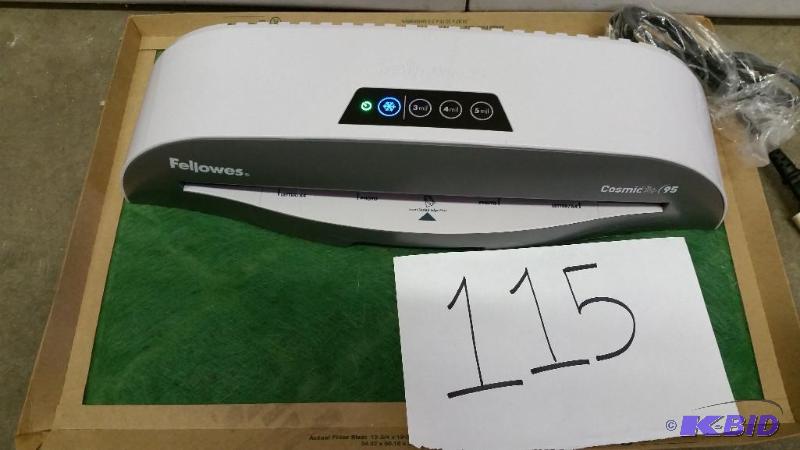 lot 115 image: Fellowes Laminator