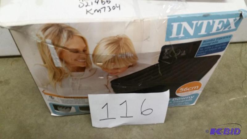 lot 116 image: Intex Raised Airbed, Queen