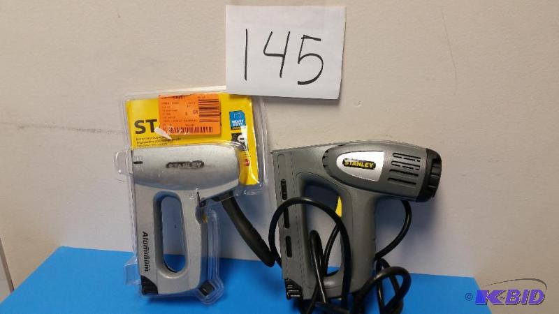 lot 145 image: set of two stanley Staple Gun