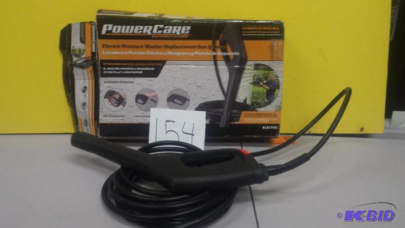 lot 154 image: Power Care Electric Preassure Washer Replacement Gun & Hose