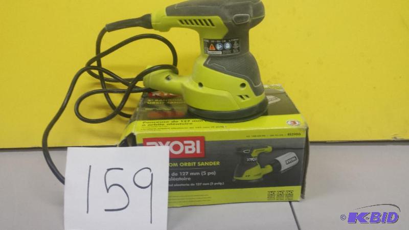 lot 159 image: Ryoby 5 Random Orbit Sander