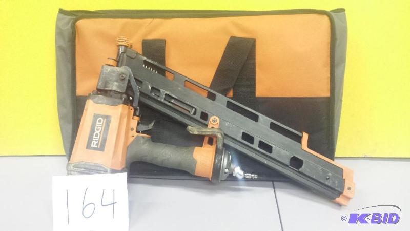 lot 164 image: Ridgid R350RHE Round Head Framing Nailer