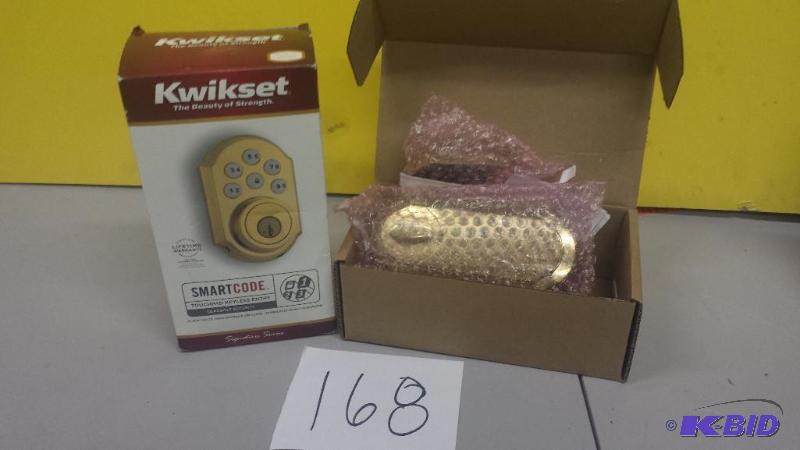 lot 168 image: Klwikset SmartCode TouchPad keyless entry