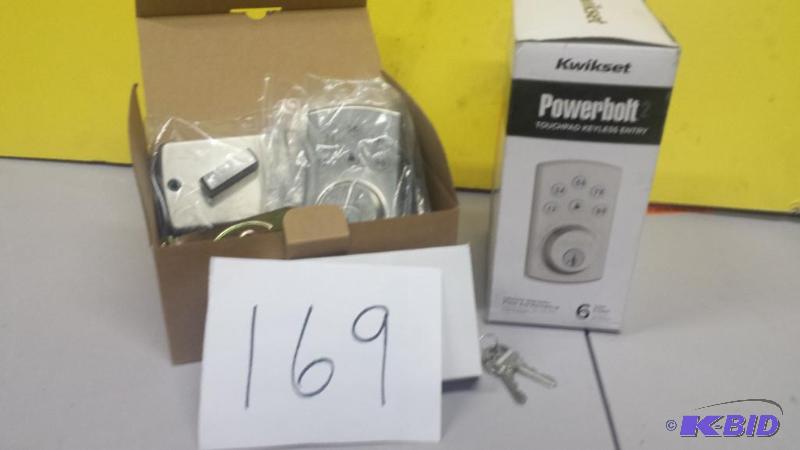 lot 169 image: Kwikset Powerbolt Touchles Key Entry